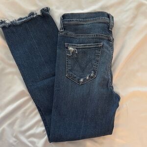 MOTHER The Insider Crop Step Chew